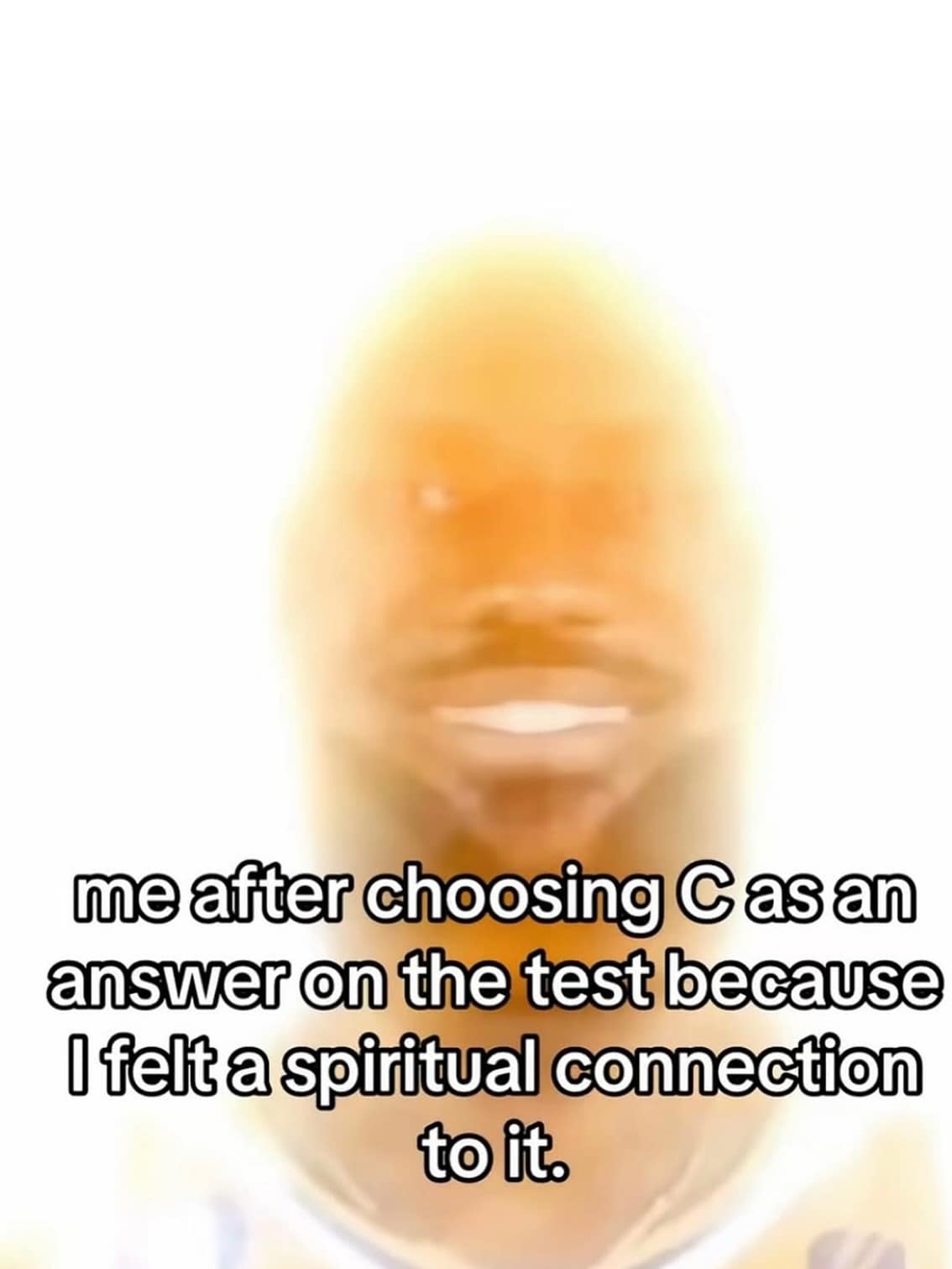 me after choosing Cas an answer on the test because I felt a spiritual connection to it.
