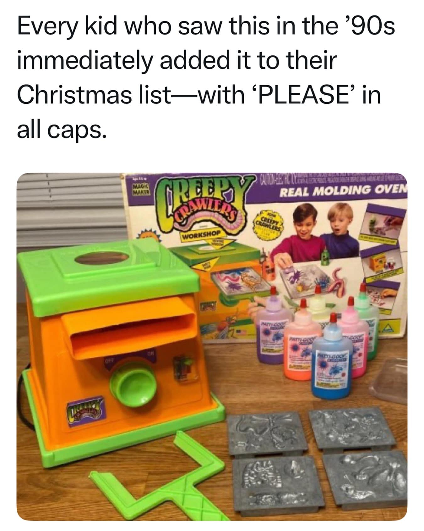 Every kid who saw this in the '90s immediately added it to their Christmas list—with 'PLEASE' in all caps.