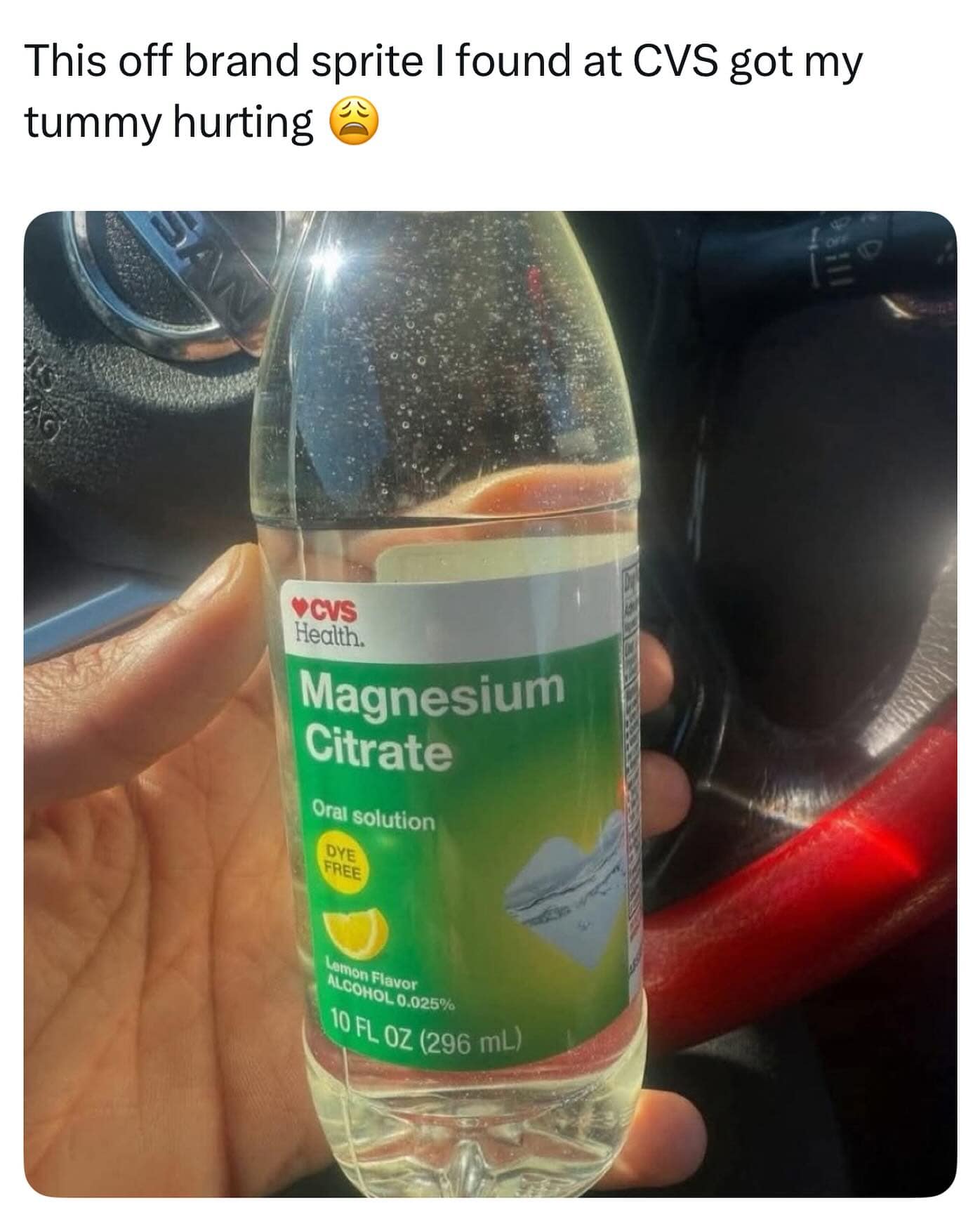 This off brand sprite I found at CVS got my tummy hurting