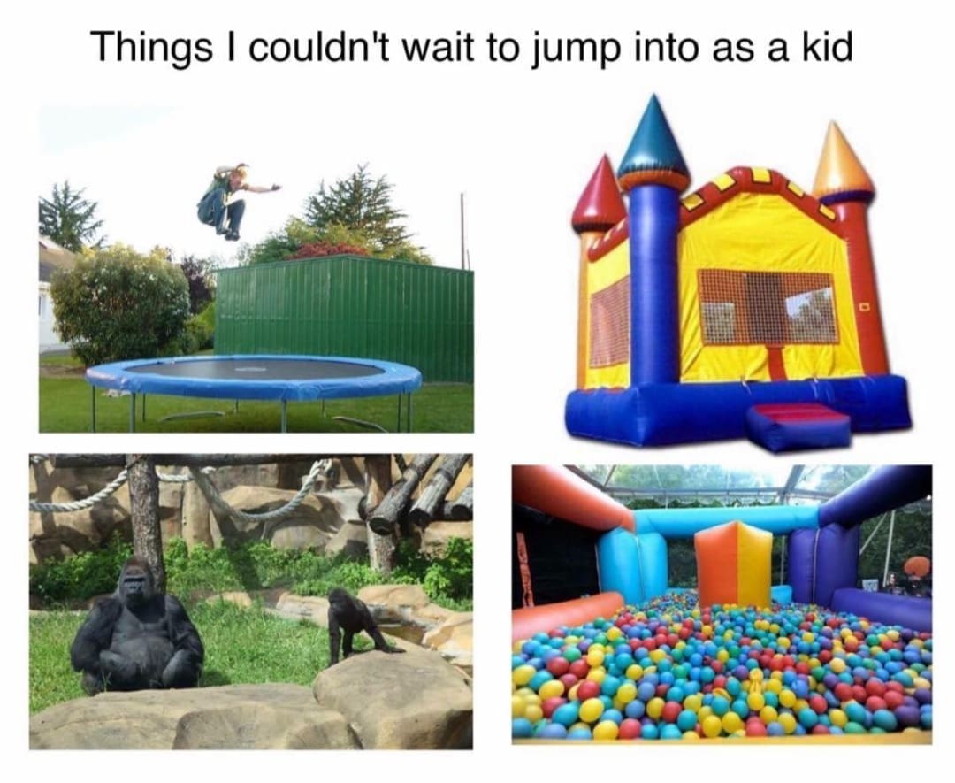 Things I couldn't wait to jump into as a kid