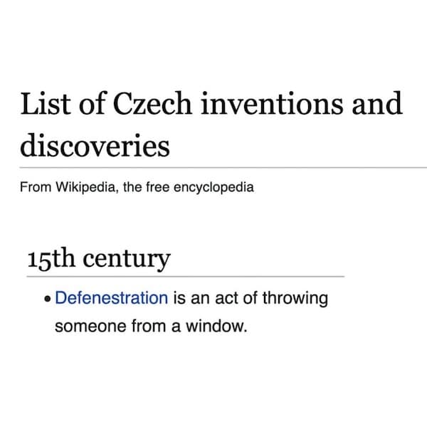 List of Czech inventions and discoveries