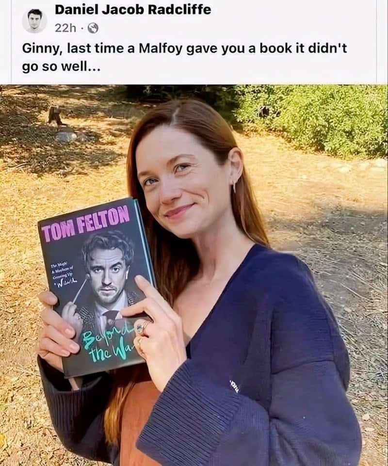 Ginny, last time a Malfoy gave you a book it didn't go so well...