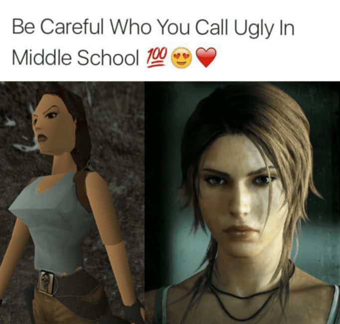lara croft meme, tomb raider memes, funny memes, internet memes, gamer memes, adventure memes, OG memes, meme dump, meme gallery, speedrun memes, childhood memes, retro memes, throwback memes, Lara memes, boss fight memes, fandom memes, Lara croft memes