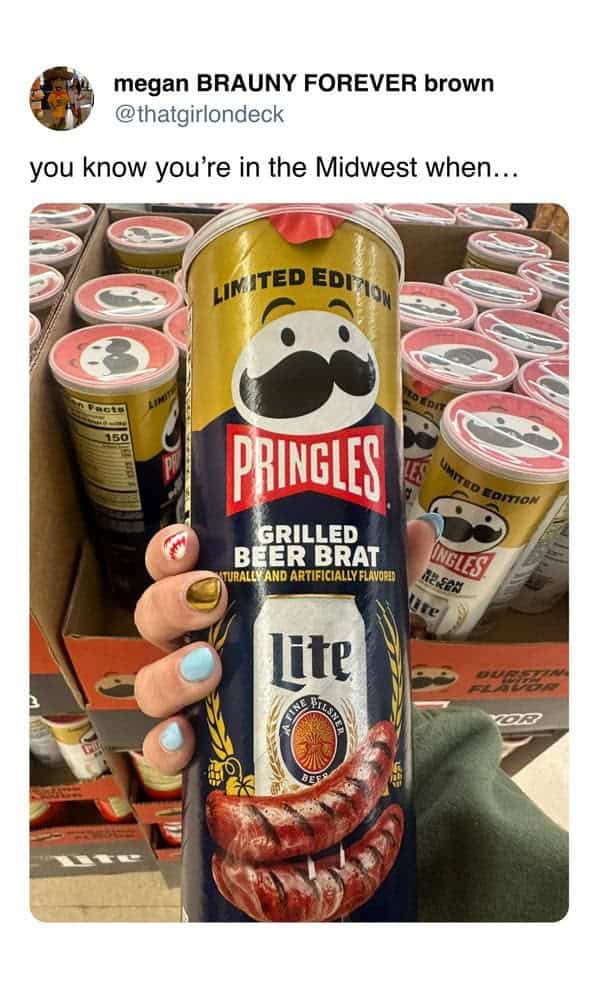 you know you're in the Midwest when...