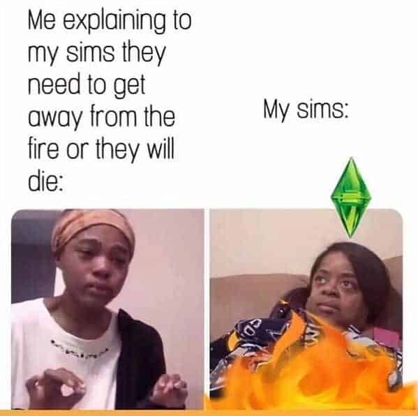 sims memes, the sims memes, life simulation memes, Simmer jokes, virtual life memes, Sims chaos, The Sims games, green diamond memes, mood bar jokes, create-a-sim memes, expansion pack memes, mod fail memes, pixel people jokes, Sim disasters, digital sandbox memes, funny Sims memes, social need memes, career memes, custom content memes, house building memes