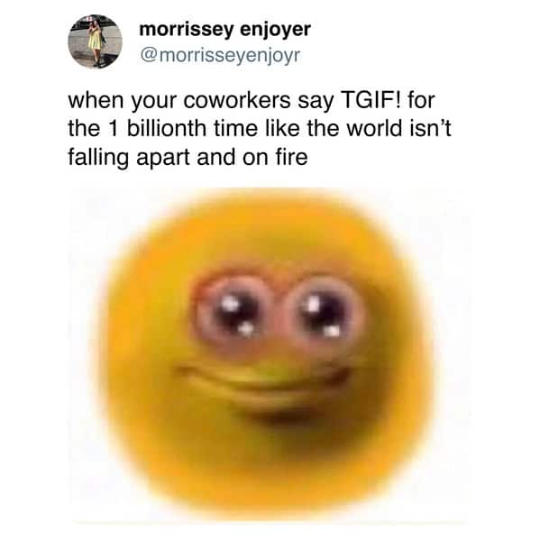 work memes, work tweets, office memes, job memes, workplace humor, office humor, comedic workplace insights, corporate banter, work jokes, job quips, professional punchlines, funny coworker memes, hilarious colleague posts, comedic team moments