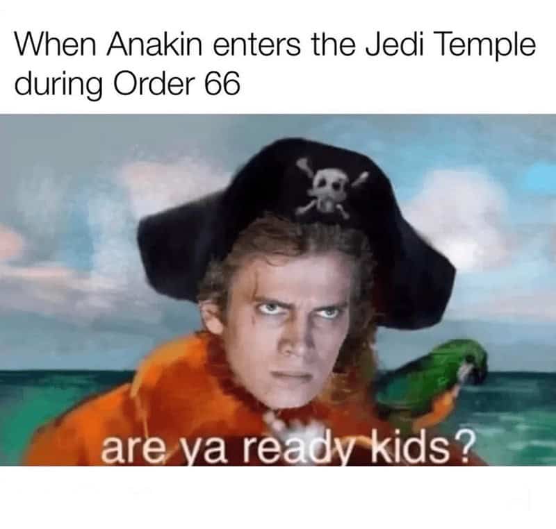 anakin skywalker meme, star wars memes, Jedi memes, Anakin memes, Emperor memes, galaxy memes, Padawan memes, Sith Lord memes, film meme dump, movie memes, cinematic memes, space memes, Jedi jokes, Force memes, saga memes, film fan memes, movie humor, franchise memes, geek memes, nerd humor