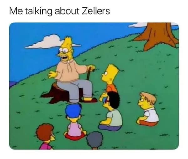 Me talking about Zellers