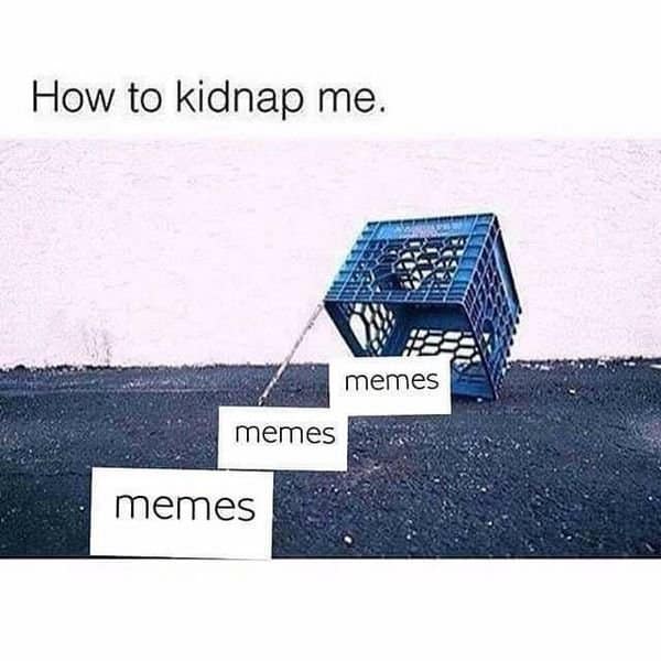 How to kidnap me. memes memes memes