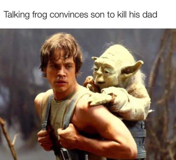 Talking frog convinces son to kill his dad