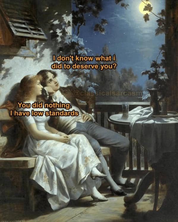 classical art memes, renaissance memes, art humor, museum memes, culture memes, funny paintings, classic artwork memes, relatable memes, existential humor, adult humor, sarcastic memes