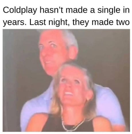 coldplay cheating couple memes, coldplay concert memes, cheating couple memes, affair memes, relationship scandal memes, concert memes, live music memes, stadium show memes, jumbotron memes, viral concert clip memes, big screen memes , coldplay concert, coldplay memes