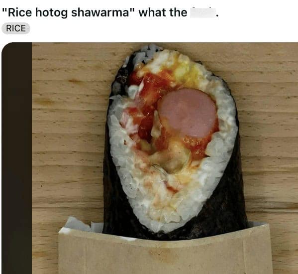 cursed sushi, cursed food, sushi memes, sushi fails, sushi combinations, funny sushi pictures, sushi humor, bizarre sushi, sushi lovers, sushi nightmares, sushi creations, sushi rolls, sushi pizza, sushi burgers, sushi tacos, meme dump, hilarious memes, food crimes, sushi disasters