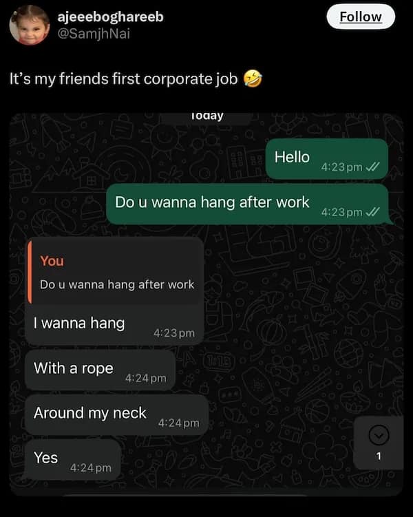 funny texts, hilarious message exchanges, hilarious messages, funny text exchanges, humorous text exchanges, comical text exchanges, text fails, messaging mishaps