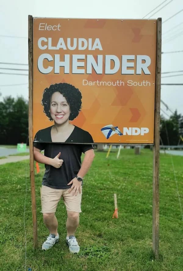 Elect CLAUDIA CHENDER Dartmouth Southe NDP