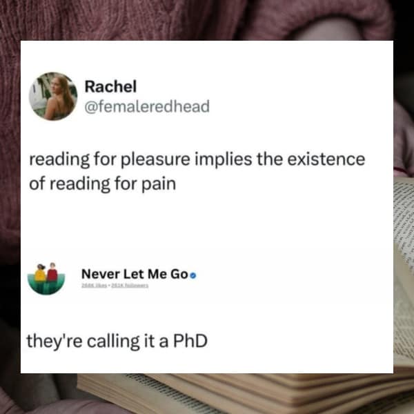 meme dump PhD reading for pain tweet funny memes