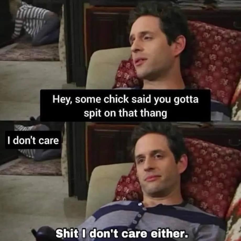 Hey, some chick said you gotta spit on that thang I don't care Shit I don't care either.