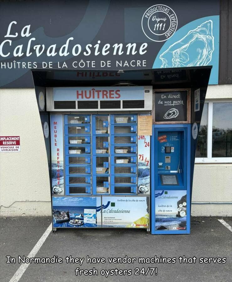 meme dump Normandy oyster vending machine funny memes