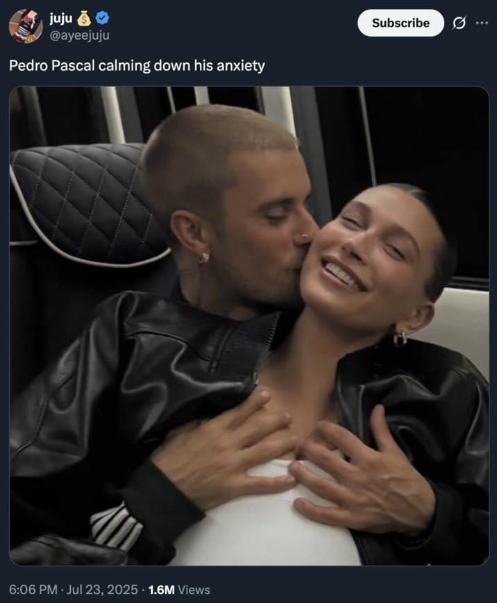 pedro pascal anxiety memes, hot girl anxiety memes, pedro pascal memes, anxiety memes, celebrity anxiety memes, social anxiety meme, Pedro Pascal press tour, Pedro Pascal Fantastic Four, Vanessa Kirby memes, standing on business memes, celebrity behavior memes, hot girl anxiety trend