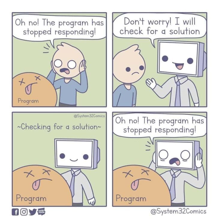 35 Programming Comics From System32 Comics to Debug Your Day