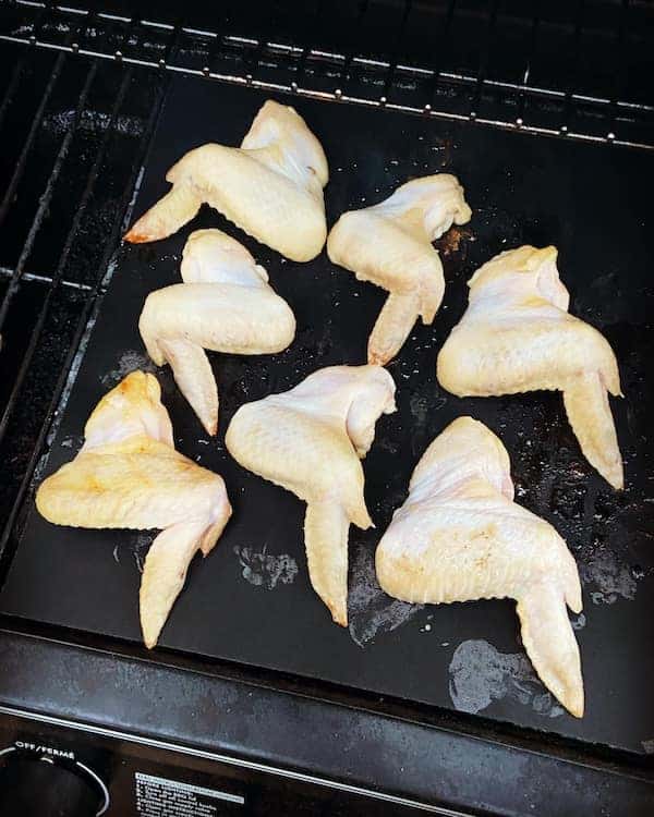 Chicken wings shaped like numbers.