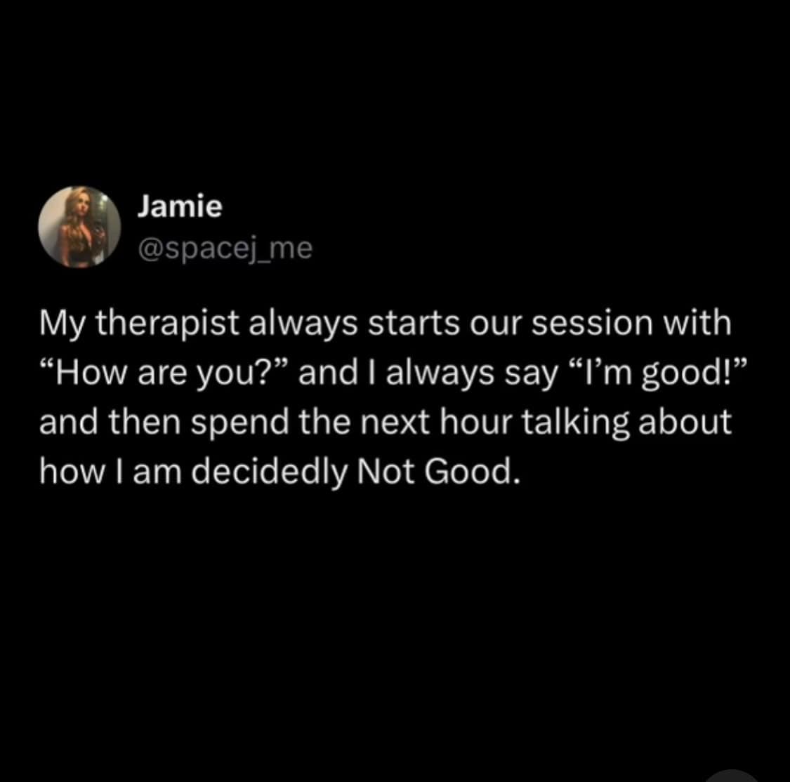 therapy memes, funny tweets about therapy, self-care memes, coping memes, group chat memes, funny tweets, therapy jokes, mental health jokes, trending memes, relatable memes, oversharing memes, therapist jokes, medication memes, viral posts, emotional health, therapy session memes, meme gallery, brain memes, stress memes