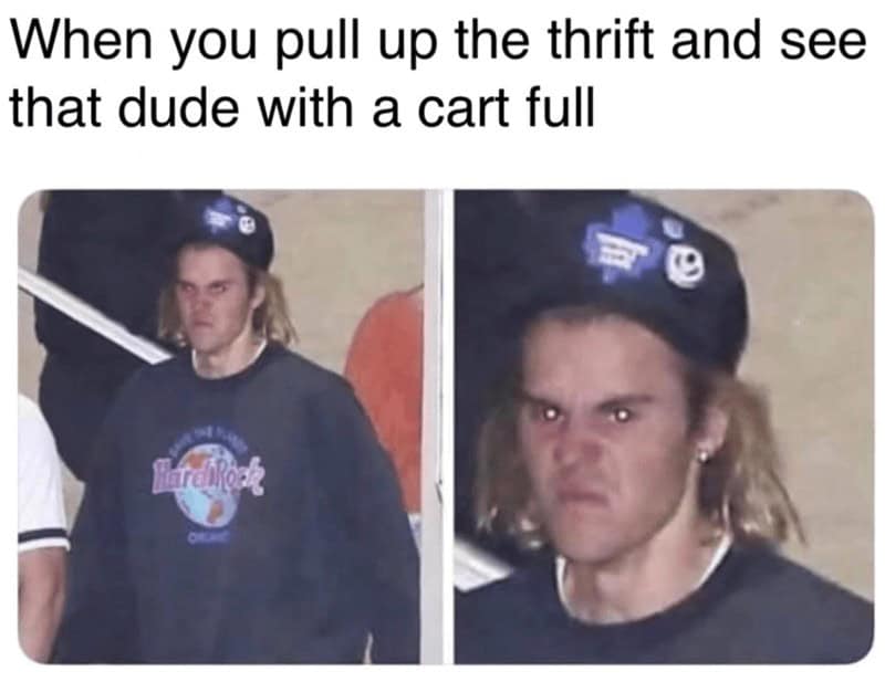 thrift store memes, thrifting memes, funny thrifting memes, vintage finds, thrift shopping, secondhand shopping, thrift humor, antique bins, funny thrift store pictures, meme dump, hilarious memes, vintage shopping, thrift store treasures, thrift fails, funny antique memes, vintage memes, thrifting tips, treasure hunting, retro finds, thrift adventures