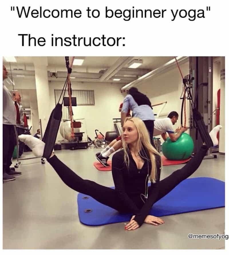 yoga memes, funny yoga memes, yoga poses, yoga humor, yoga fails, yoga pants, yoga enthusiasts, yoga class memes, yoga jokes, fitness memes, meme compilation