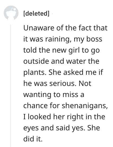 Dumbest thing a boss has done