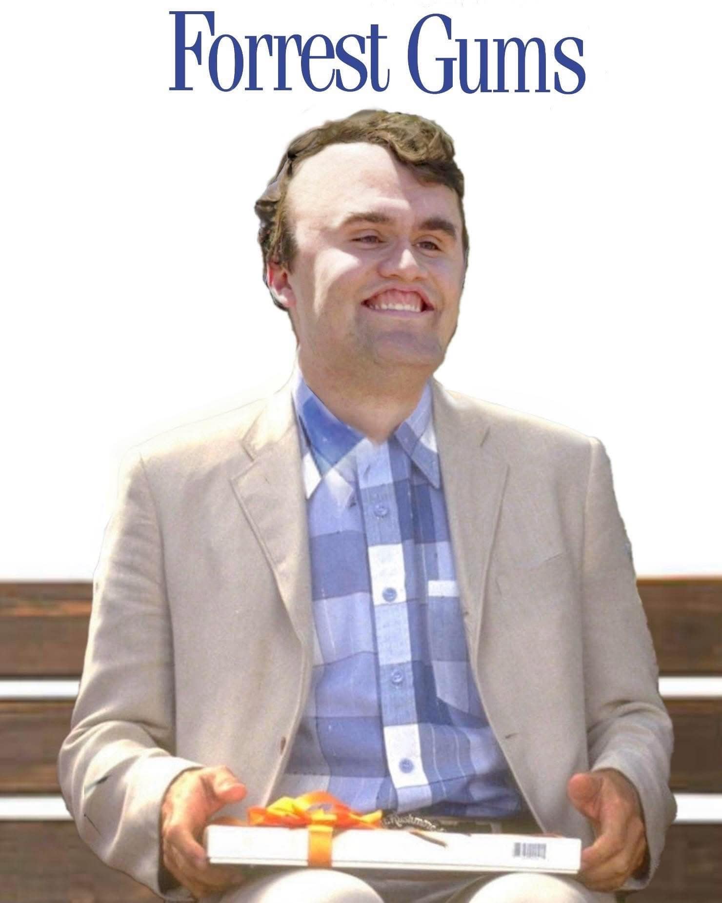 Forrest Gump parody titled Forrest Gums
