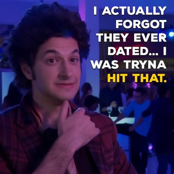 A funny Jean-Ralphio moment from Parks and Rec where he admits he was trying to hit on someone.