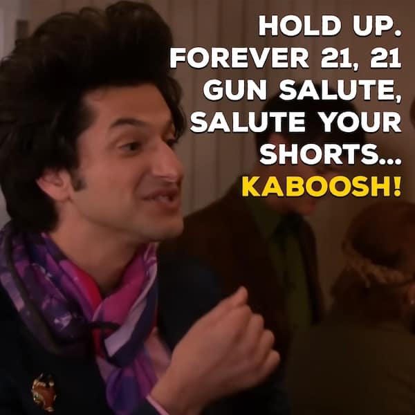 A funny Jean-Ralphio moment from Parks and Rec where he goes on a bizarre tangent.