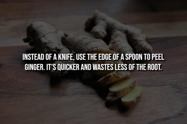 One of the smartest life hacks for peeling ginger easily and with less waste.