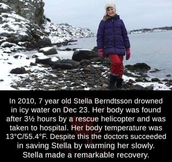 A positive post sharing the incredible survival story of a young girl named Stella.