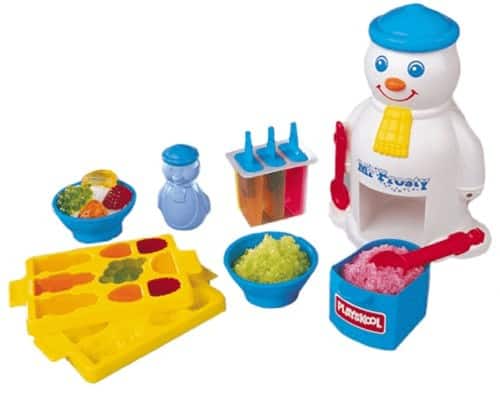 A product shot of the Playskool Mr. Frosty slushie maker, a beloved 80s toy.