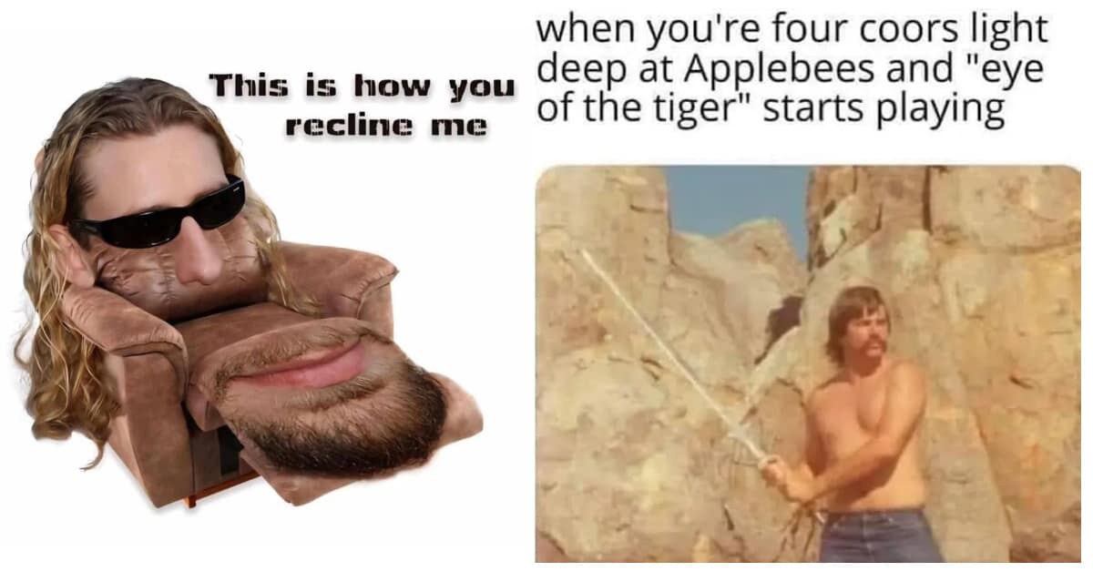 A collage of classic memes featuring funny tweets, relatable situations, and hilarious reaction images from pop culture.