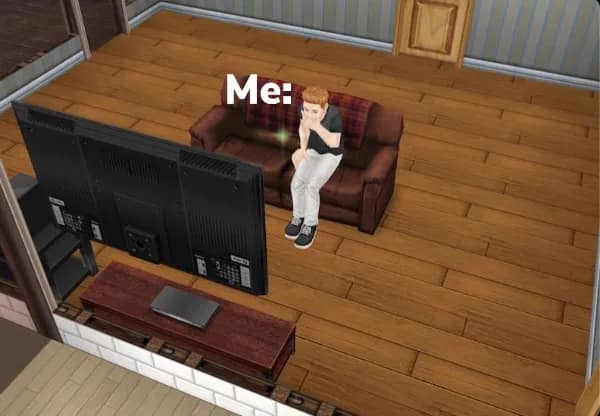 A classic meme from the movie "Home Alone" of Kevin McCallister enjoying a cheese pizza all to himself.