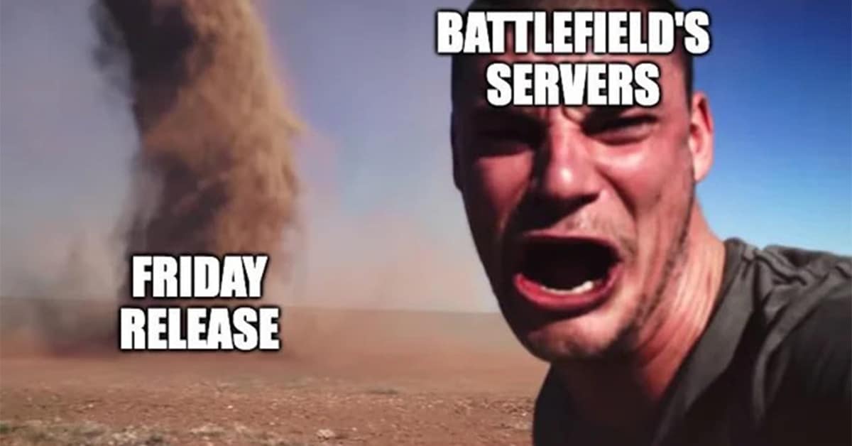 A gallery of the funniest Battlefield 6 memes celebrating the game's release and its rivalry with Call of Duty.