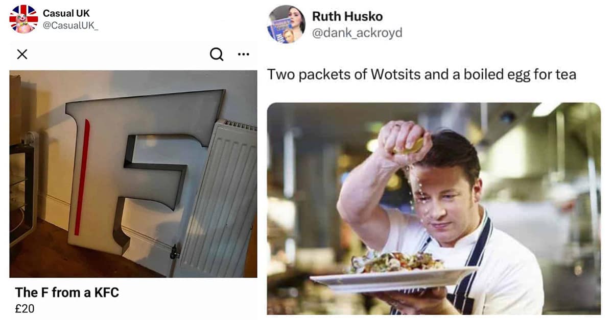 A gallery of the funniest British memes and English memes that perfectly capture life in the UK.