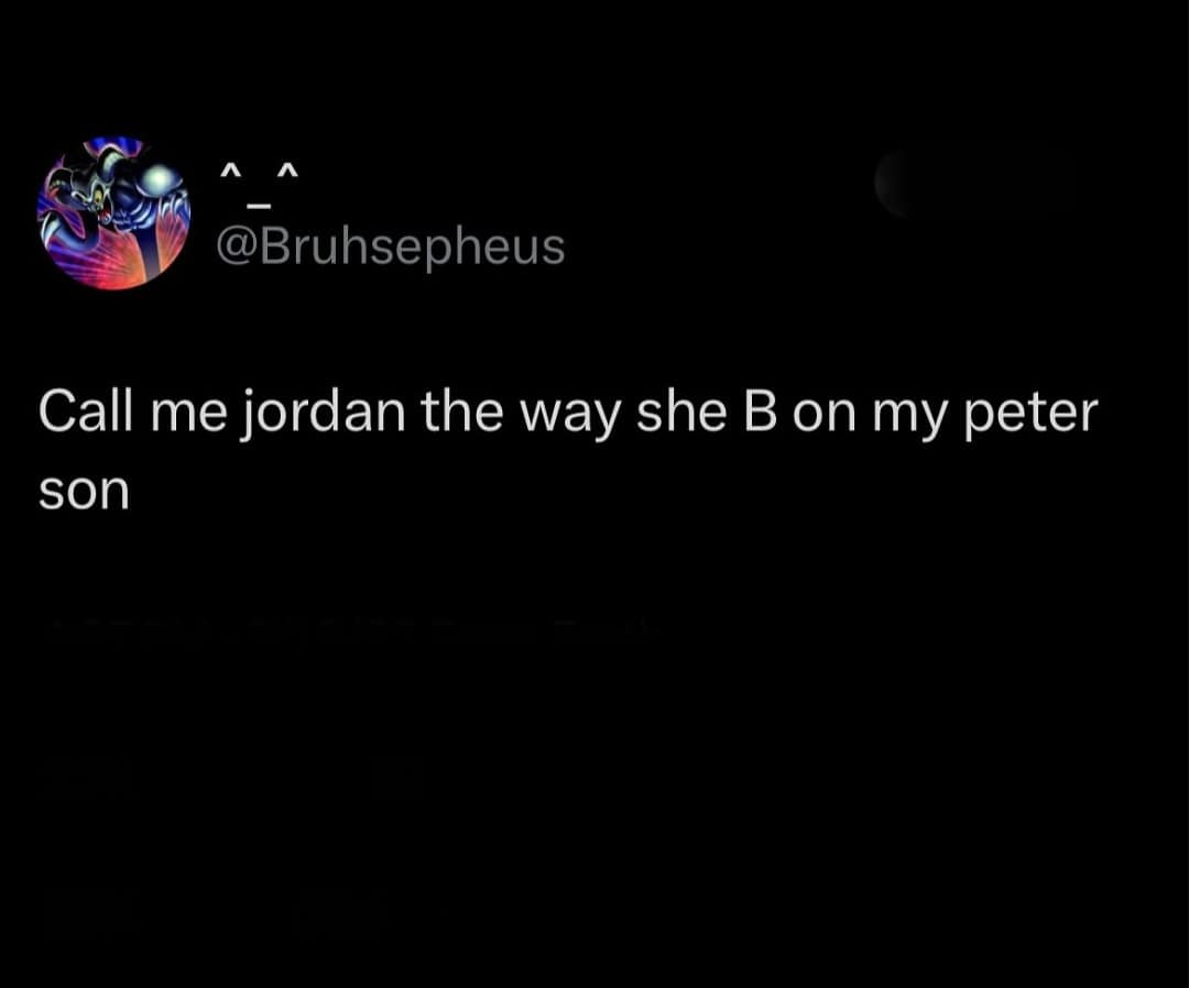 A classic meme with a very clever and niche viral tweet that makes a pun about Jordan Peterson.