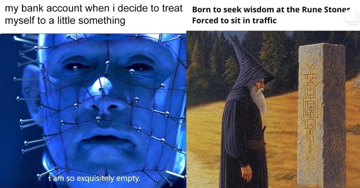 A gallery of classic memes featuring hilarious viral tweets and relatable vintage meme formats.