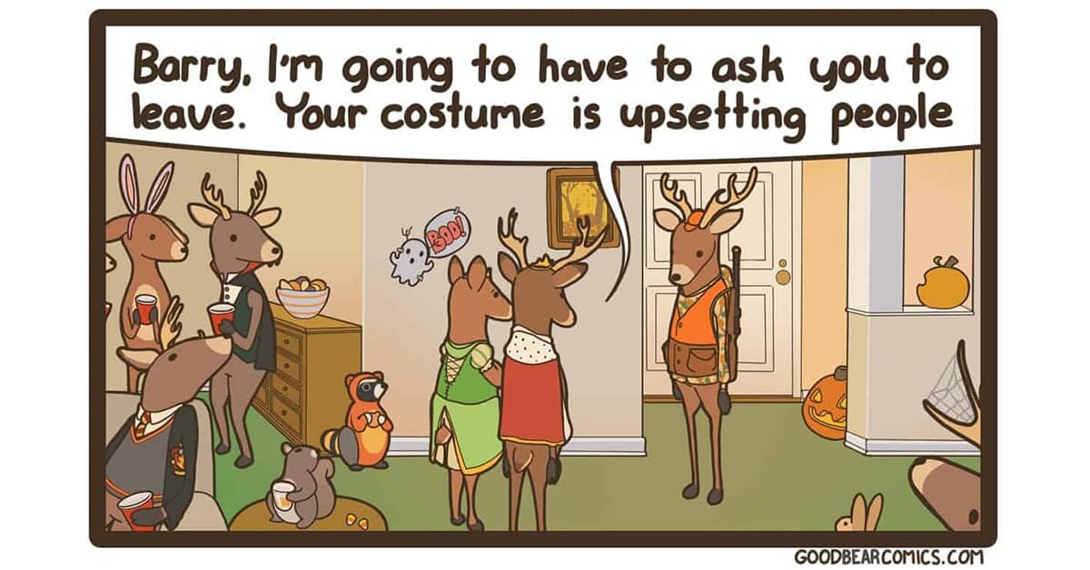 A collection of funny and twisted dark humor comics from the popular webcomic series Good Bear Comics.