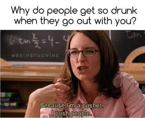 A Mean Girls meme showing a neon sign of the iconic quote, "You're like, really pretty."