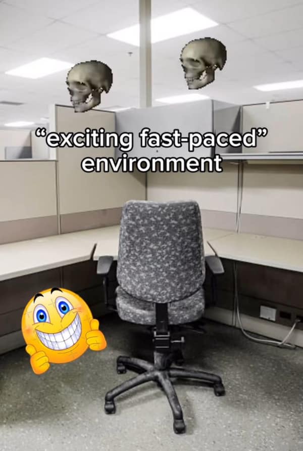 A funny work meme about the first five minutes of a meeting being spent connecting everyone's Bluetooth or audio.