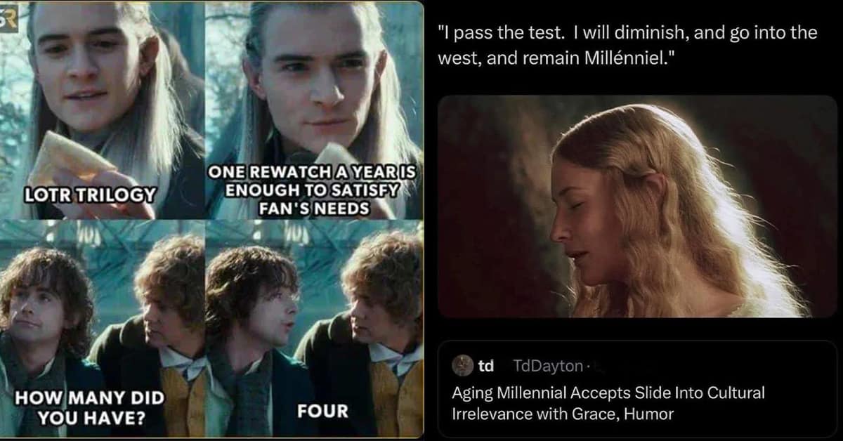 A gallery of the best LoTR memes, featuring hilarious jokes and classic Lord of the Rings meme formats.
