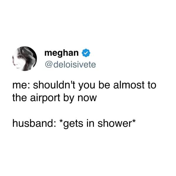 A funny marriage meme of a couple "ignoring each other" on their phones in bed, captioned "quality time."