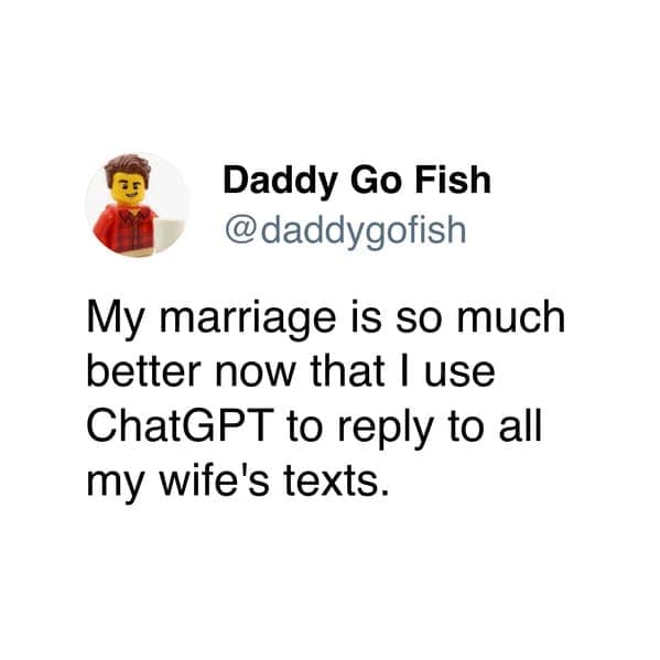 A marriage meme about a husband "helping" by doing one chore and expecting a parade.