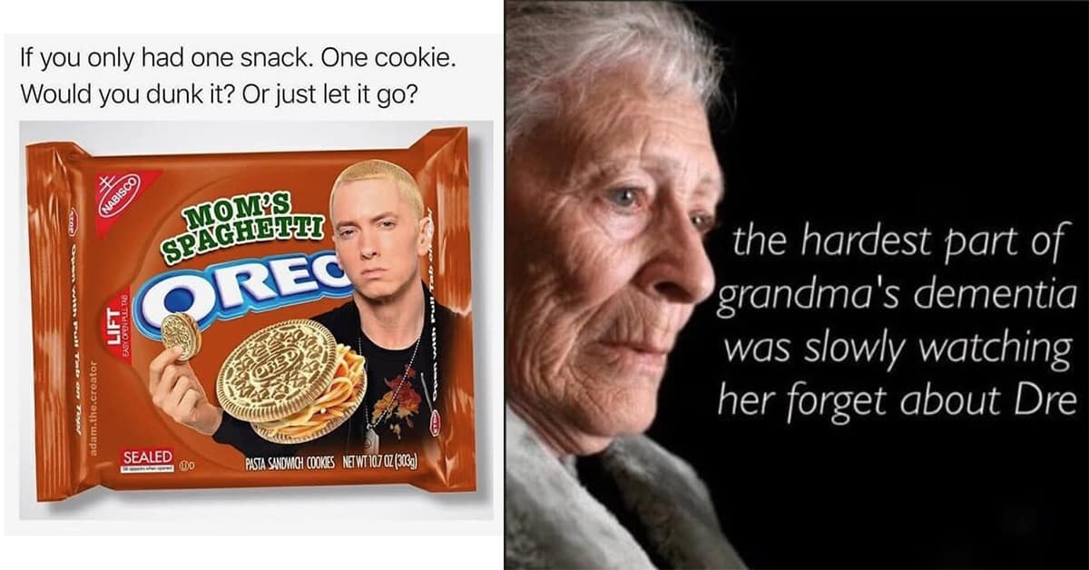 A hilarious gallery of the best music memes, featuring jokes about song lyrics and popular artists.