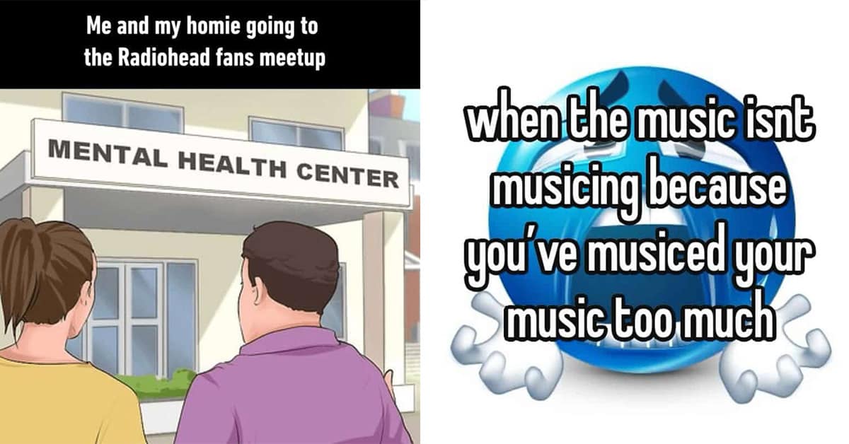 Compilation of the best music meme images and funny meme about music content.
