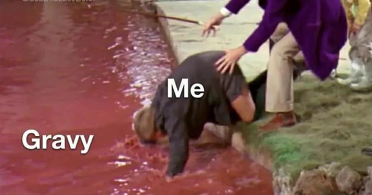 A collection of the best Thanksgiving food meme content trending this Thursday.